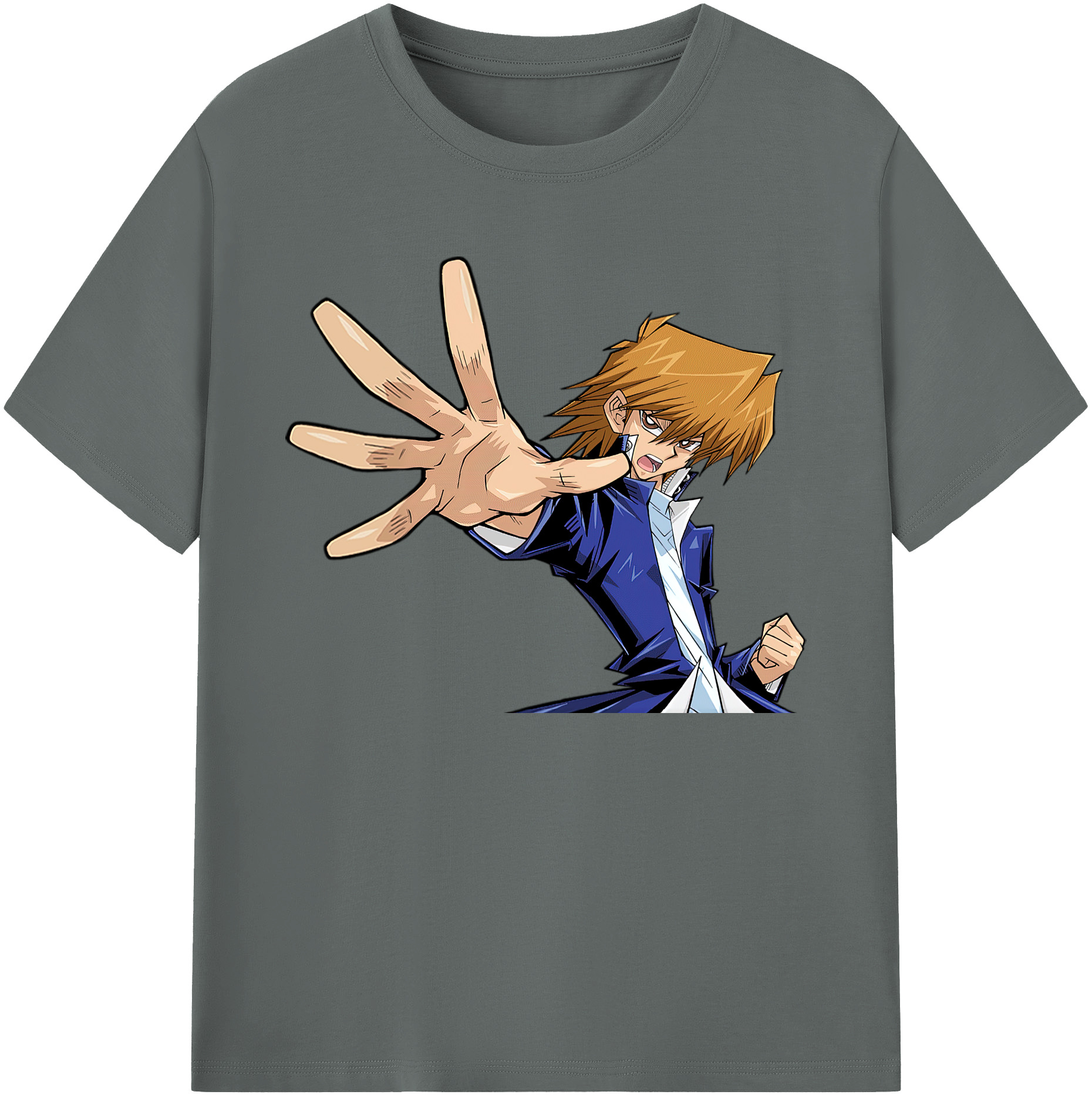 （画像用） 遊☆戯☆王 Yu-Gi-Oh! 綿100％ メンズ半袖Tシャツ｜肌触りやわらか＆通気性
